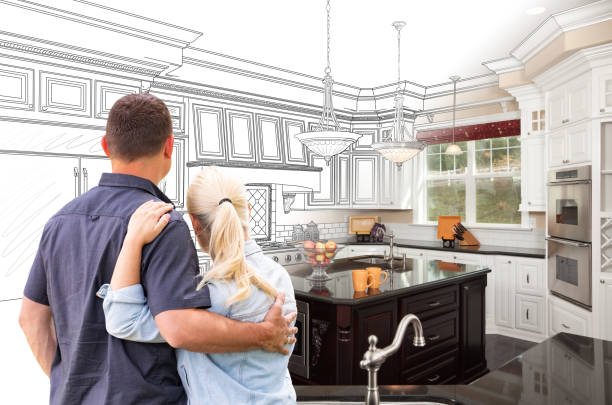 Custom kitchen cabinets installed in a Dassel home